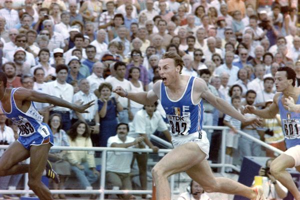 Le nouveau préfet de Lozère, Gilles Quénéhervé a déjà vécu plusieurs vies comme celle d'athlète de haut-niveau, comme ici en 1987.