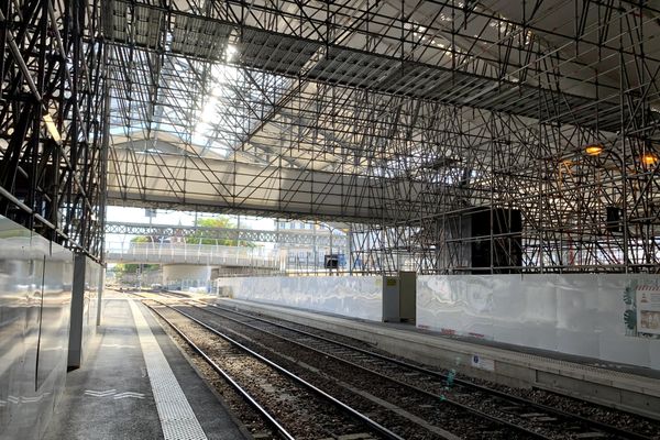 La gare de Troyes. 