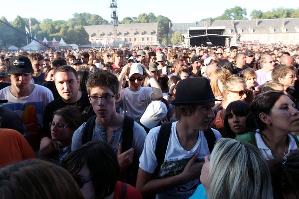 Le public du Mainsquare Festival en juillet 2011