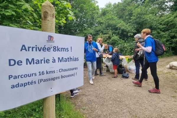 Sixième édition de la marche Marie à Mathias dimanche 2 juin. Huit ou seize kilomètres pour relier Saint-Julien-lès-Metz à Ancy-Dornot.