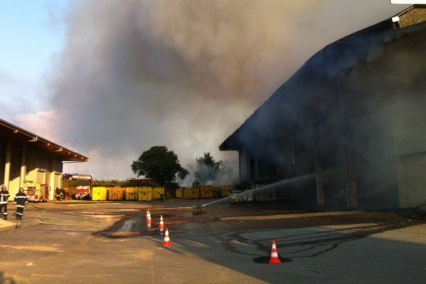 Dans "l'usine Braley" de Bozouls, les dégâts sont considérables