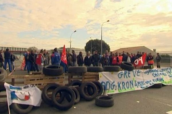 La grève continue chez Alstom à Aytré (17).