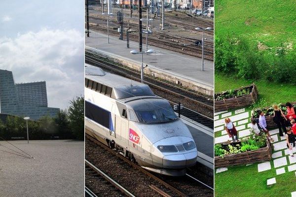 Euralille, le TGV Nord et le Parc de la Deûle... trois grandes réalisations initiées par Pierre Mauroy.