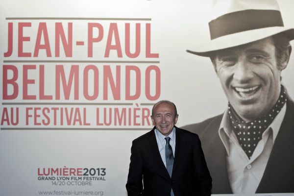 Gérard Collomb lors de l'ouverture du Festival Lumière de 2013. C'est sous son deuxième mandat que la ville qui a vu naître le cinéma s'est doté d'un festival à l'aura internationale sur le 7ᵉ art.