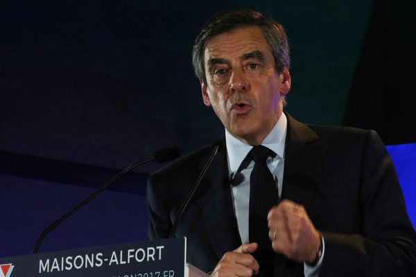 François Fillon le 24 février à Maison-Alfort.