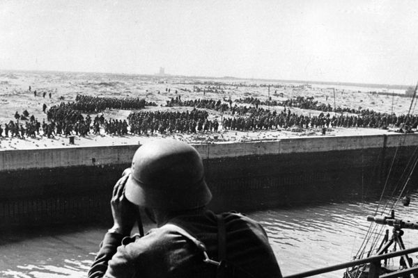 Archive de la bataille de Dunkerque en 1940. 