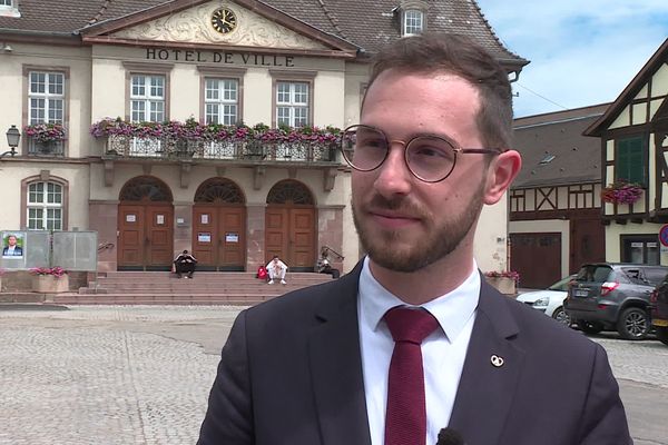 Michel Andreu-Sanchez, le plus jeune maire d'Alsace.