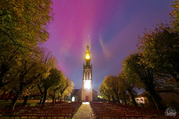 Le photographe nancéien Azz-Eddine Zouaydi a capturé cette vue saisissante de la basilique de Sion vendredi 11 octobre 2024 vers une heure du matin;