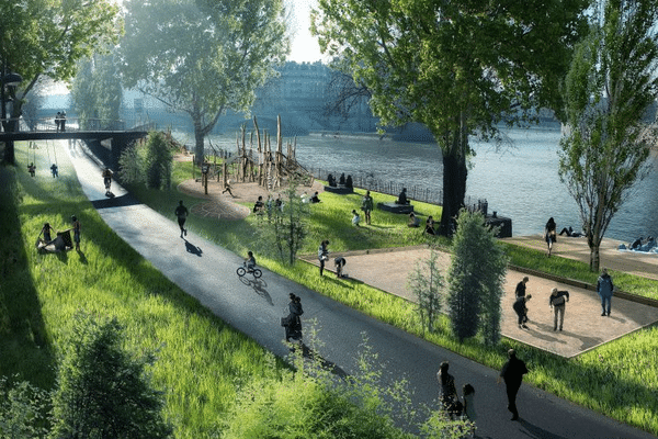 Le projet pietonnisation des berges de la Seine sur la rive droite