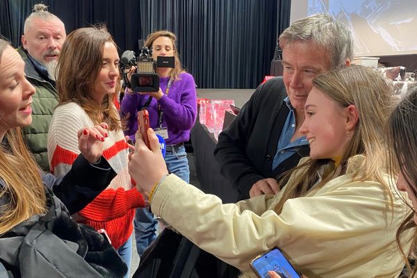 Les acteurs et actrices de cinéma sont facilement accessibles lors des projections.