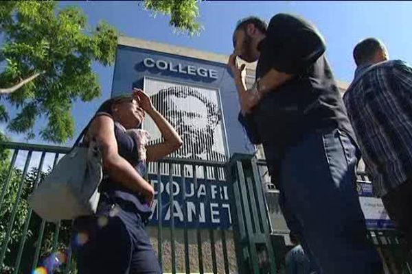 Marseille  grève après l'agression d'un surveillant au collège Manet