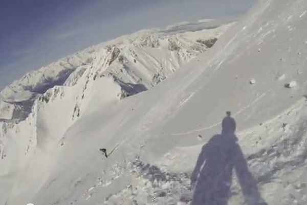 Descente du Pic du Midi par la face sud, "La Classique".