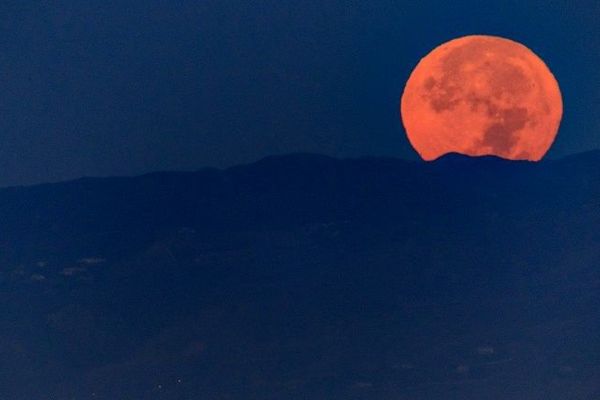 La super lune vue aux Etats-Unis