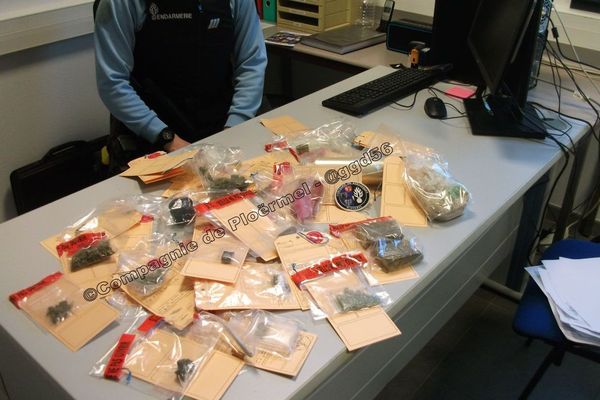Du cannabis et de l'héroïne saisis par les gendarmes du Morbihan 