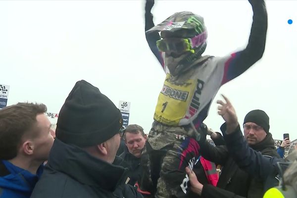 Todd Kellett, vainqueur de l'Enduropale du Touquet 2024