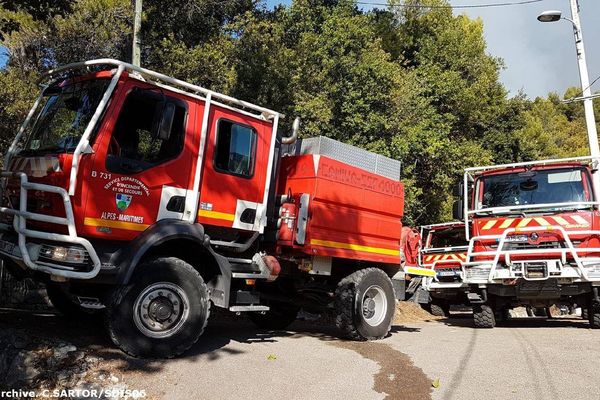 Les pompiers sont toujours mobilisés ce samedi à Tende.