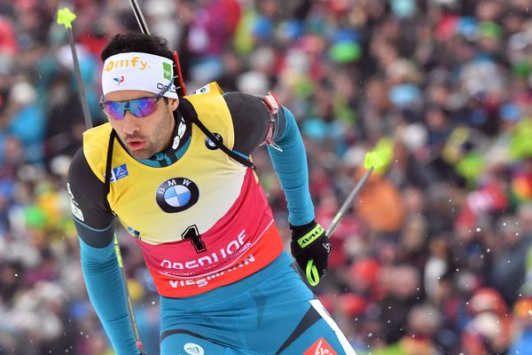 Martin Fourcade remporte la poursuite d'Oberhof en Allemagne