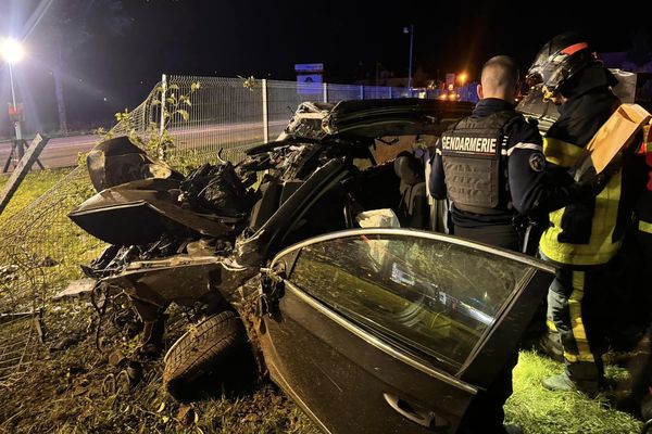 Tragique accident à l'entrée de la commune de Saône. Quatre morts dans un accident.