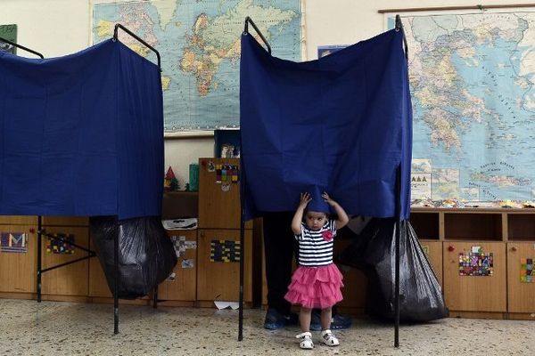 Un bureau de vote