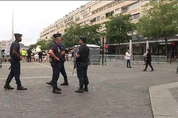 Pendant le pélerinage du Saint-Cordon à Valenciennes, ce dimanche.