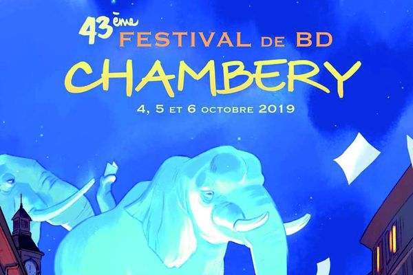 Affiche Festival de la BD Chambéry 2019 