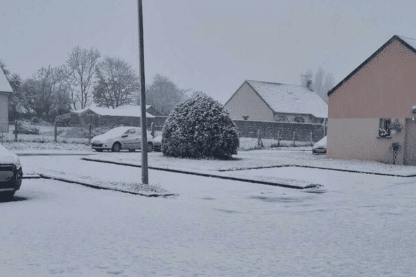 Les premiers flocons sont tombés dans l'Orne jeudi 21 novembre 2024.