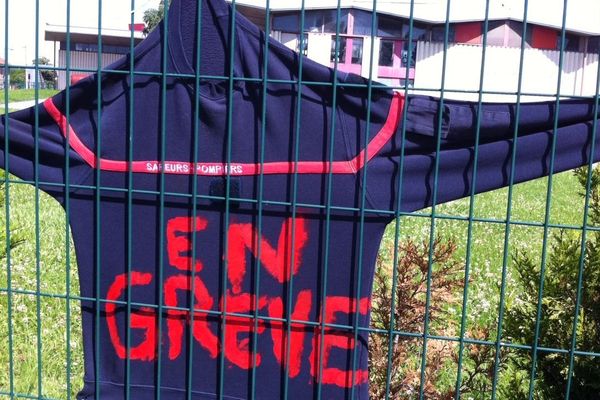 Pompiers en grève en Meurthe et Moselle : mobilisation discrète mais affichée. 