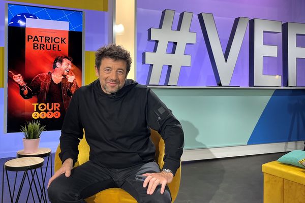 Patrick Bruel sur le plateau de "Vous êtes formidables " le 5 juillet 2024.