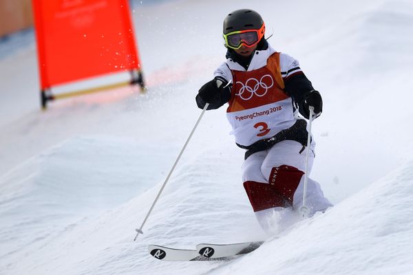 L'Ariégeoise Perrine Laffont lors des JO d'hiver.