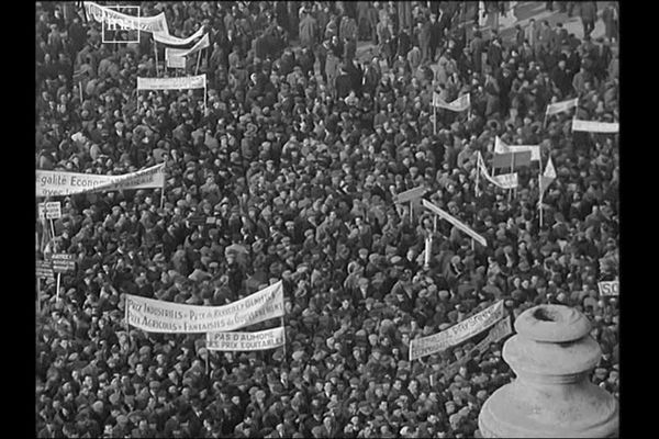 Il y a 60 ans, défilaient 35 000 agriculteurs dans les rues d'Amiens, c'était le 11 février 1960