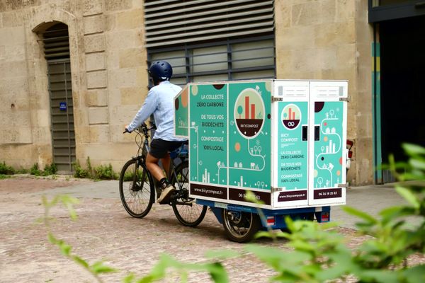 BicyCompost collecte les biodéchets à vélo ou en camionnette électrique