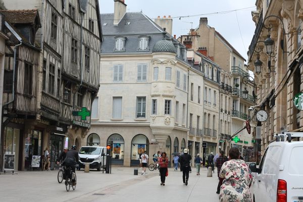 Le centre-ville de Dijon (illustration)