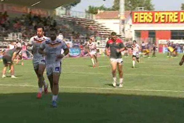 Samedi soir, les dragons catalans ont perdu de peu 14 à 12 sur leur terrain, face à l'équipe de Huddersfield