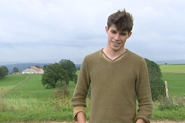 Lilian Renaud dans les paysages du Haut-Doubs qu'il aime