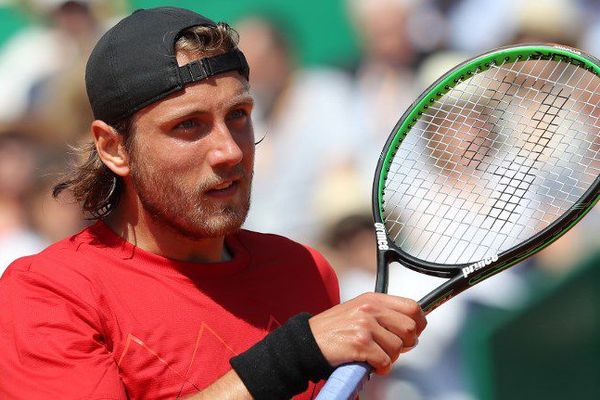 Lucas Pouille au Tournoi de Monte-Carlo. 