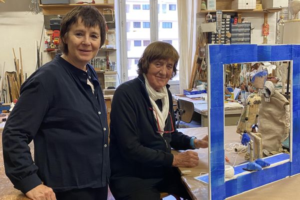 Sylvie Osman (à gauche) et Greta Bruggeman (à droite) ont fondé la compagnie Arketal en 1984.