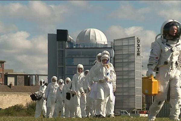 La mission "Exoterritoires" d'exploration sensorielle organisée par le Festival Turfu de CAen couronné de succès.