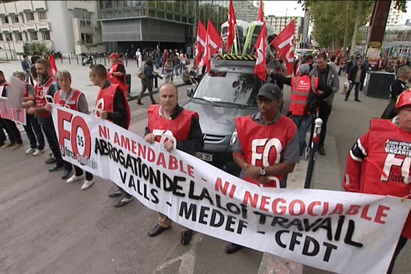 La manifestation du 15 septembre a Rennes