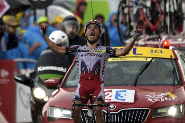 L'Espagnol Joaquim Rodriguez (Katusha) a remporté la 12ème étape du Tour de France 2015 entre Lannemezan et le Plateau de Beille.