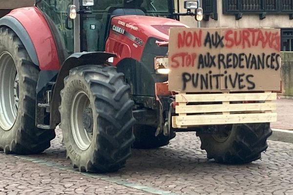 Manifestations des agriculteurs dans les rues de Metz ce 21 novembre 2023