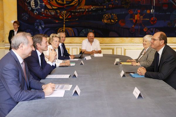 Jean-Luc Moudenc reçu à Matignon le 11 juillet 2020.