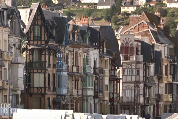 Les villas du front de mer de Mers-les-Bains