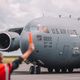 Les impressionnants C-17 de l'armée américaine sur le tarmac de l'aéroport de Caen-Carpiquet.