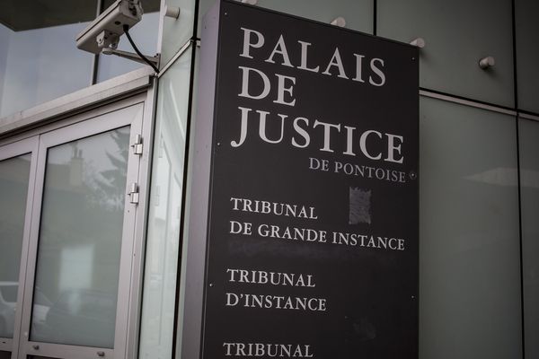 Le palais de justice de Pontoise, dans le Val-d'Oise.