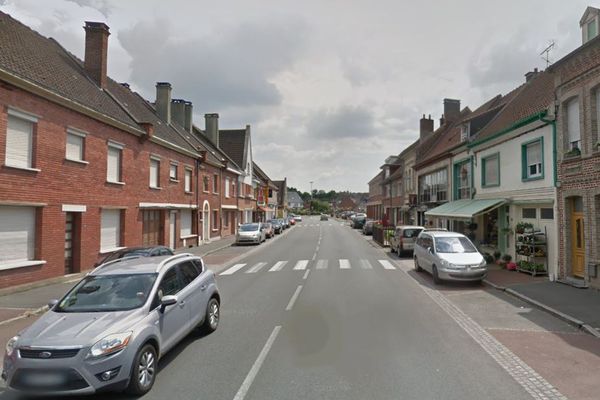 L'accident s'est produit rue de Doullens.