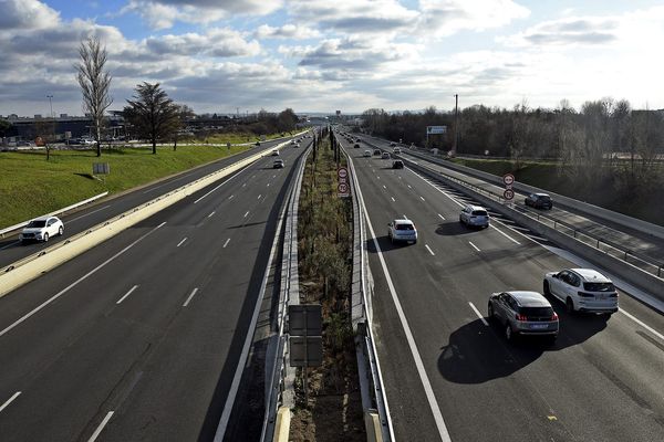 L'autoroute A7 aux environs de Lyon, image d'illustration.