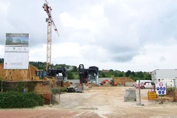 Le site de la Chaufferie des Serres, Boulevard des Valendons à Dijon, le 8 juillet 2014