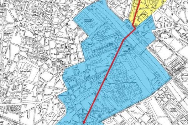 Le parcours du principal cortège ce mardi 1er mai : entre la place de la République (à14h30) et le place du Châtelet (jusqu'à 18h30).