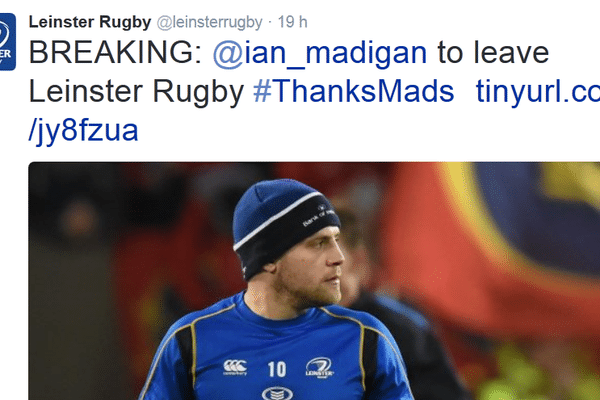 Ian Madigan quitte Leinster pour l'UBB