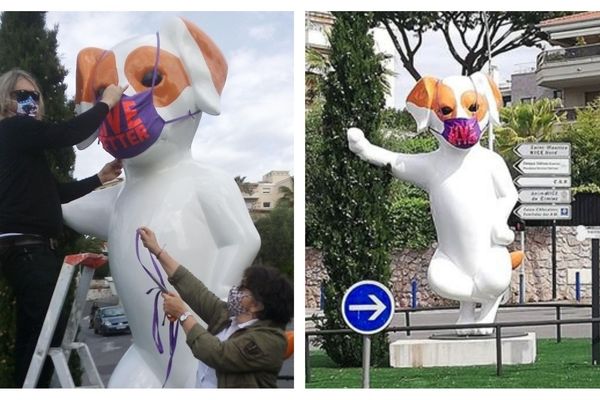 Depuis ce dimanche, le célèbre Totor porte son masque. Une façon de montrer le bon exemple ?